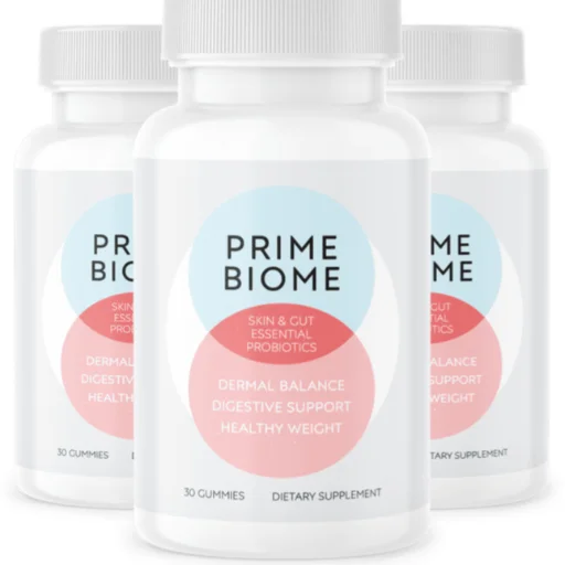PrimeBiome Probiotic Gummies for Gut & Skin Health